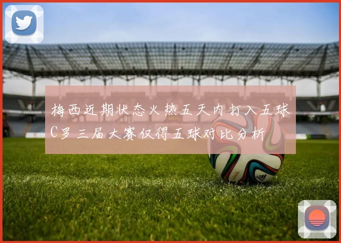 梅西近期状态火热五天内打入五球C罗三届大赛仅得五球对比分析